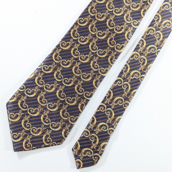 100% silk LANVIN Paris neck tie - Picture 1 of 8